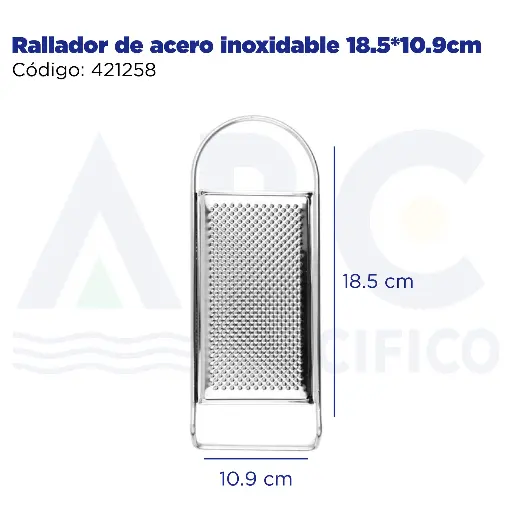 [421258] Rallador de acero inoxidable 18.5*10.9cm