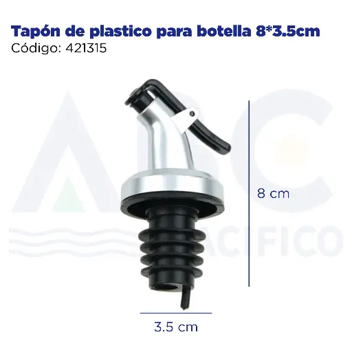 [421315] Tapón de plastico para botella 8*3.5cm