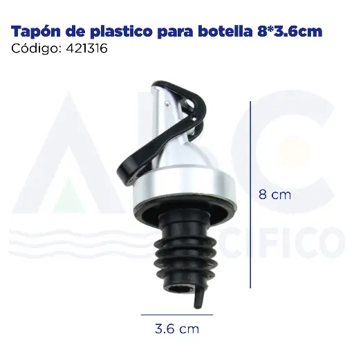[421316] Tapón de plastico para botella 8*3.6cm