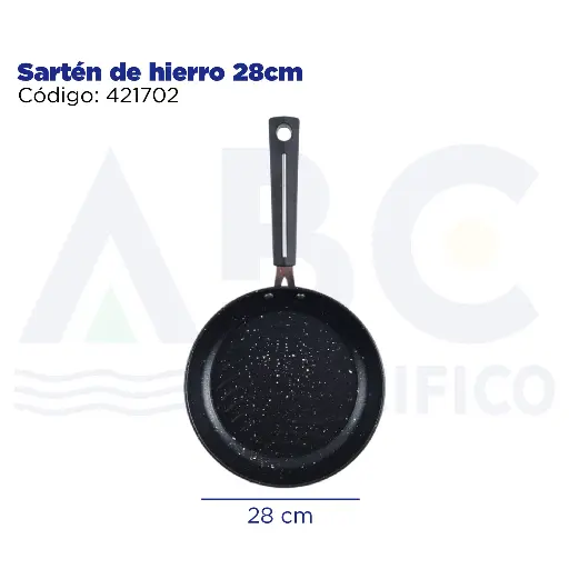 [421702] Sartén de hierro 28cm