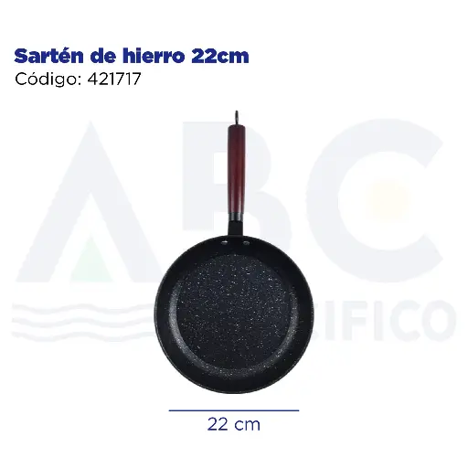 [421717] Sartén de hierro 22cm