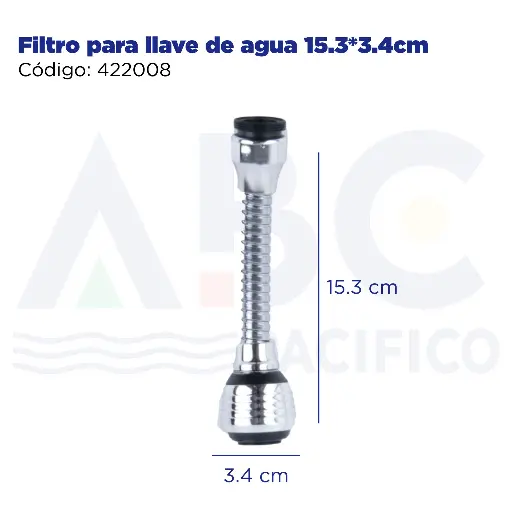 [422008] Filtro para llave de agua 15.3*3.4cm