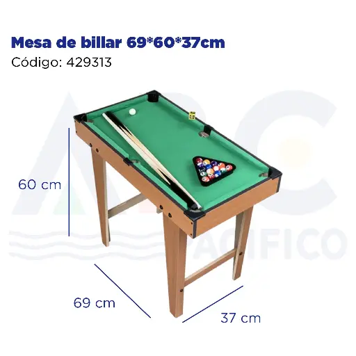 [429313] Mesa de billar 69*60*37cm