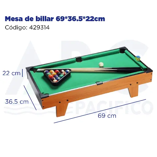 [429314] Mesa de billar 69*36.5*22cm