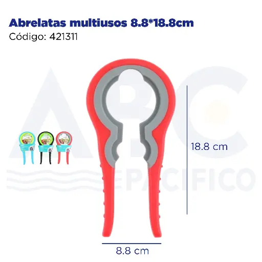 [421311] Abrelatas multiusos 8.8*18.8cm