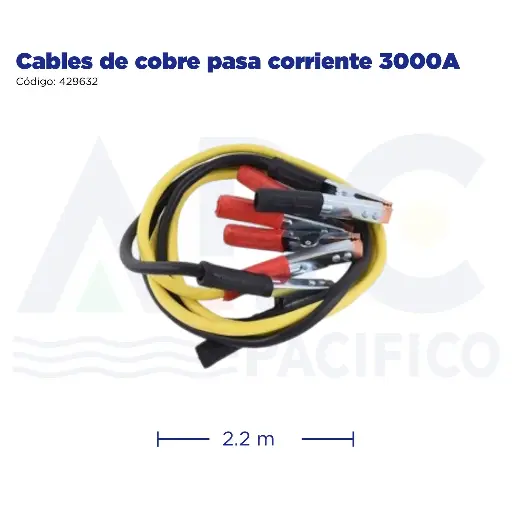 [429632] Cables de cobre pasa corriente 3000A