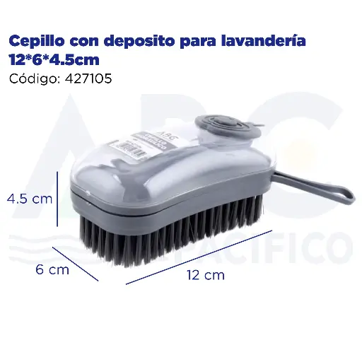 [427105] Cepillo con deposito para lavandería 12*6*4.5cm