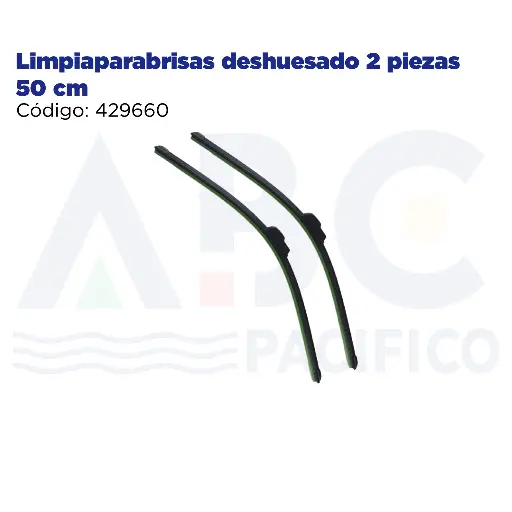 [429660] Limpiaparabrisas deshuesado 2 piezas 50 cm