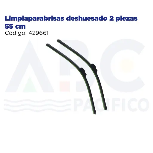 [429661] Limpiaparabrisas deshuesado 2 piezas 55 cm