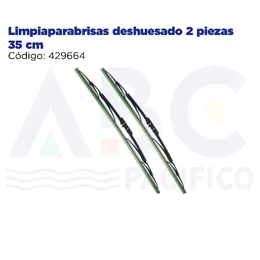 [429664] Limpiaparabrisas deshuesado 2 piezas 35 cm