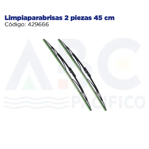 [429666] Limpiaparabrisas 2 piezas 45 cm