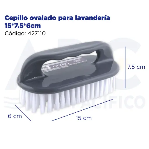 [427110] Cepillo ovalado para lavandería 15*7.5*6cm