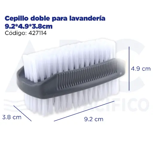 [427114] Cepillo doble para lavandería 9.2*4.9*3.8cm