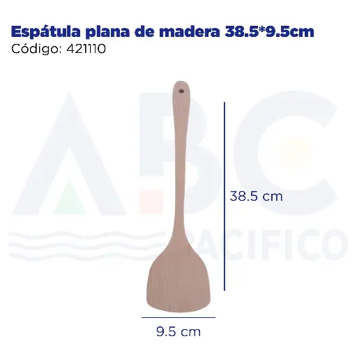 [421110] Espátula plana de madera 38.5*9.5cm