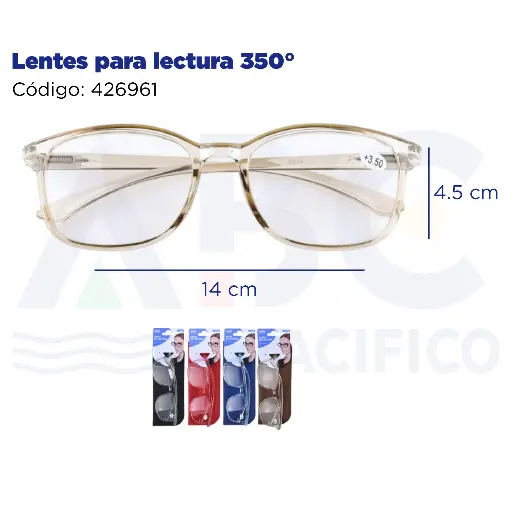 [426961] Lentes para lectura 350°