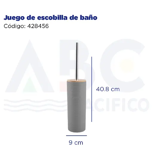 [428456] Juego de escobilla de baño, 9*40.8cm