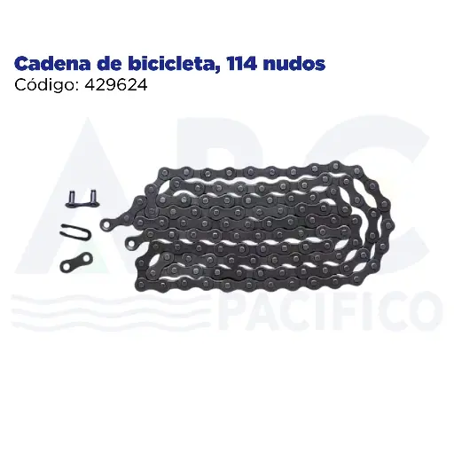[429624] Cadena de bicicleta, 114 nudos