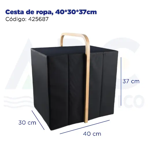 [425687] Cesta de ropa, 40*30*37cm