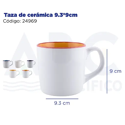 [24969] Taza de cerámica 9.3*9cm