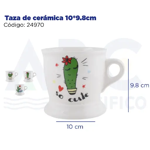 [24970] Taza de cerámica 10*9.8cm