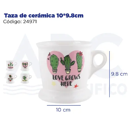 [24971] Taza de cerámica 10*9.8cm