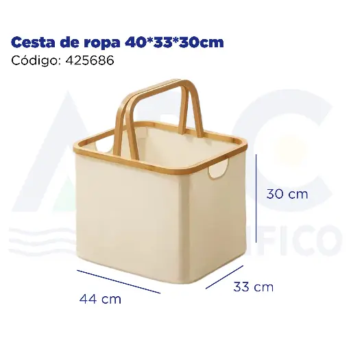 [425686] Cesta de ropa 40*33*30cm