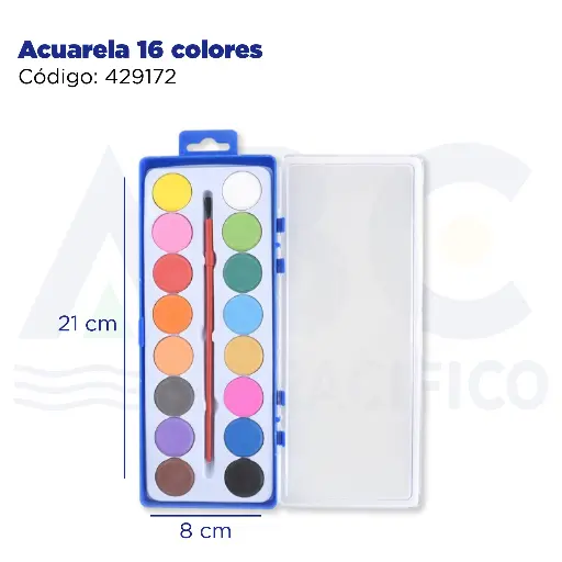 [429172] Acuarela 16 colores