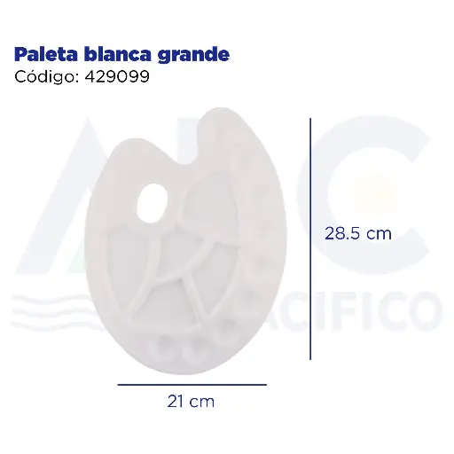 [429099] Paleta blanca grande