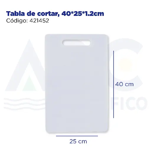 [421452] Tabla de cortar, 40*25*1.2cm