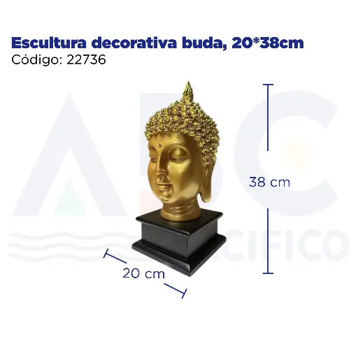 [22736] Escultura decorativa buda, 20*38cm