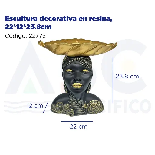 [22773] Escultura decorativa en resina, 22*12*23.8cm