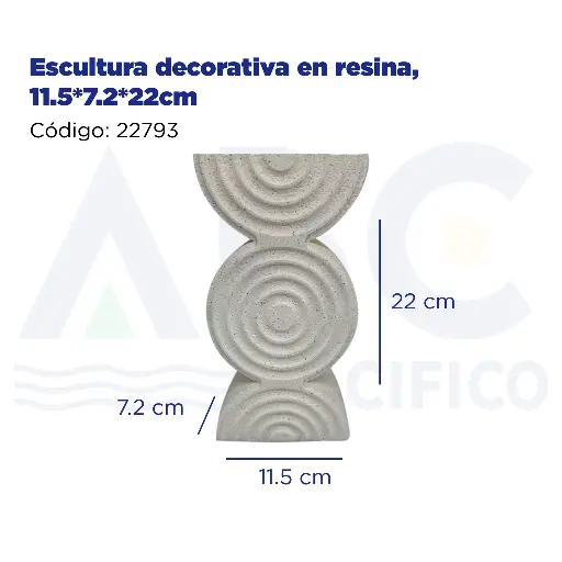 [22793] Escultura decorativa en resina, 11.5*7.2*22cm
