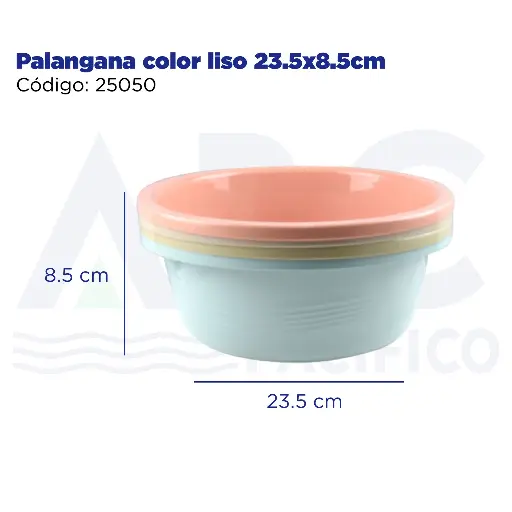 [25050] Palangana color liso 23.5x8.5cm
