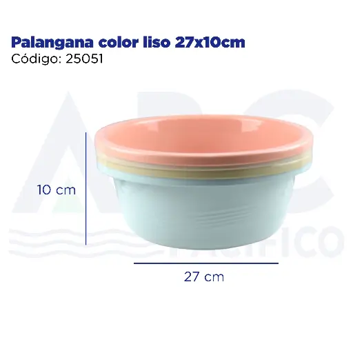 [25051] Palangana color liso 27x10cm