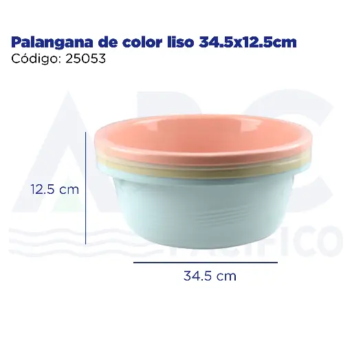 [25053] Palangana de color liso 34.5x12.5cm