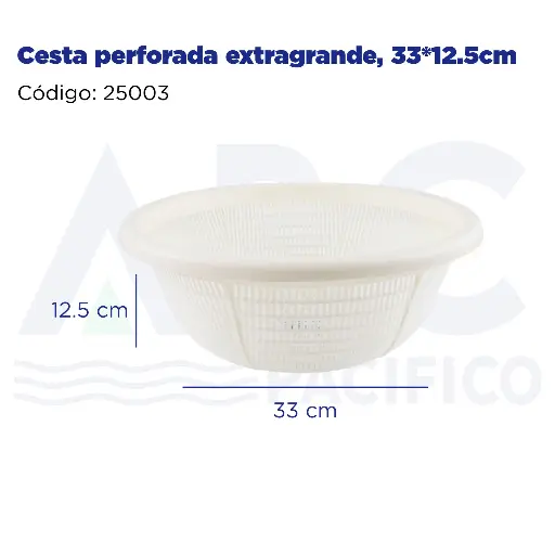 [25003] Cesta perforada extragrande, 33*12.5cm