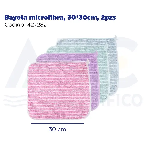 [427282] Bayeta microfibra, 30*30cm, 2pzs