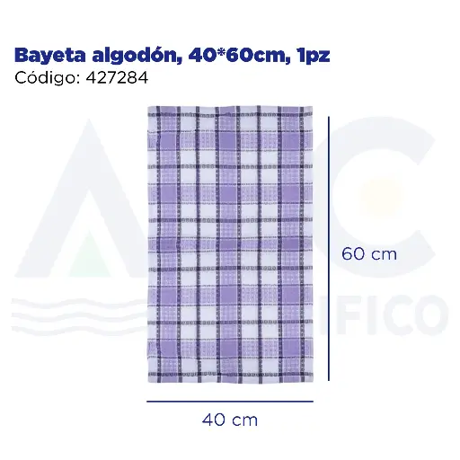 [427284] Bayeta algodón, 40*60cm, 1pz