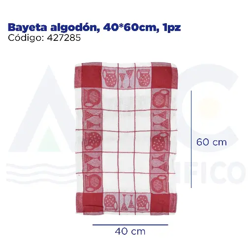 [427285] Bayeta algodón, 40*60cm, 1pz