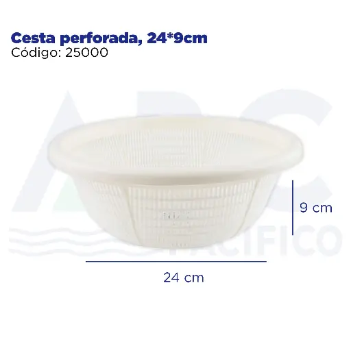 [25000] Cesta perforada, 24*9cm
