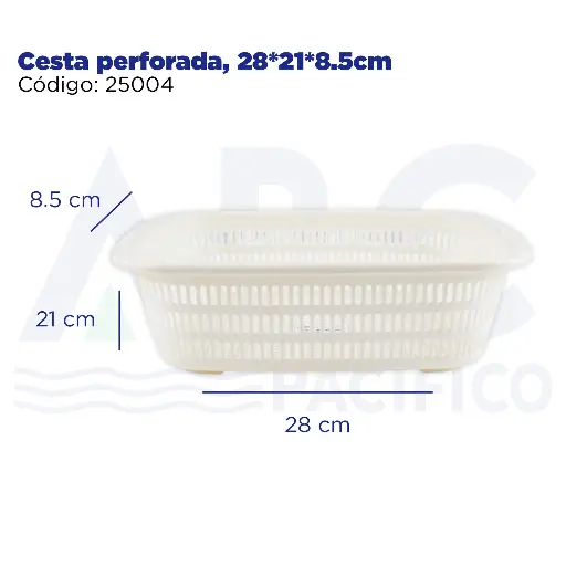 [25004] Cesta perforada, 28*21*8.5cm