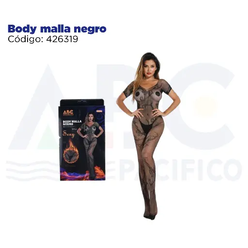 [426319] Body malla negro