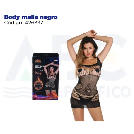[426337] Body malla negro
