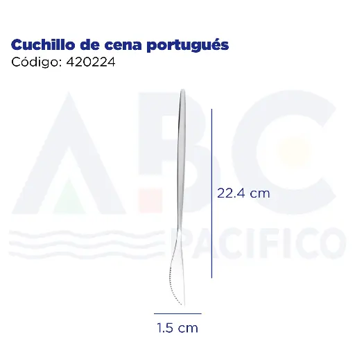 [420224] Cuchillo de cena portugués