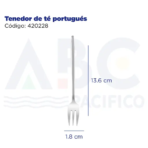 [420228] Tenedor de té portugués