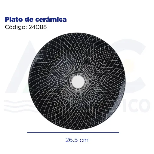 [24088] Plato de cerámica