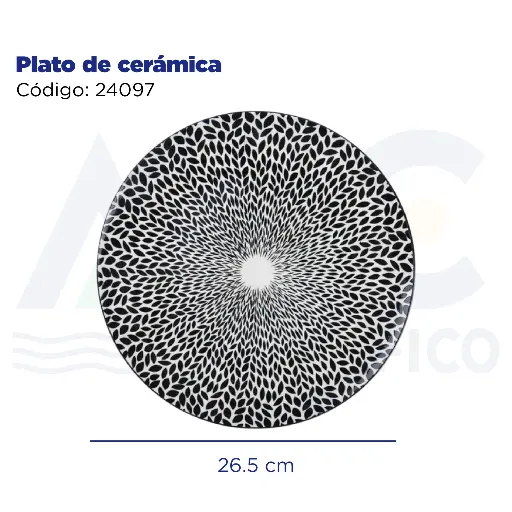 [24097] Plato de cerámica