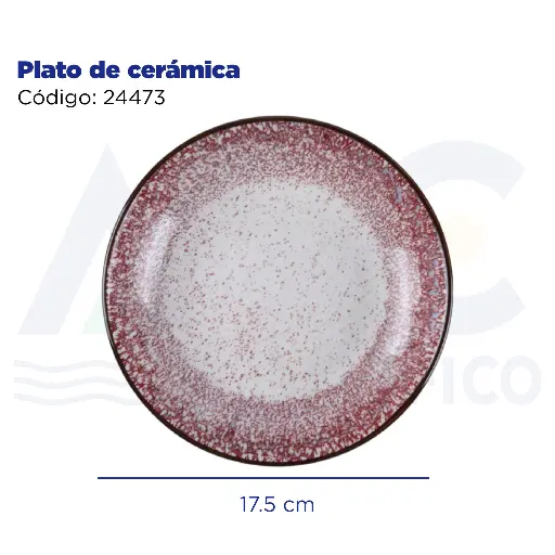 [24473] Plato de cerámica