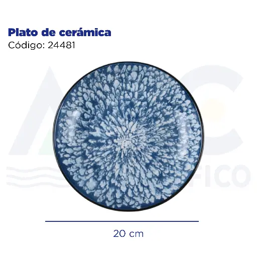 [24481] Plato de cerámica
