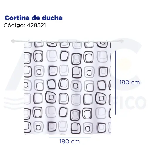 [428521] Cortina de ducha